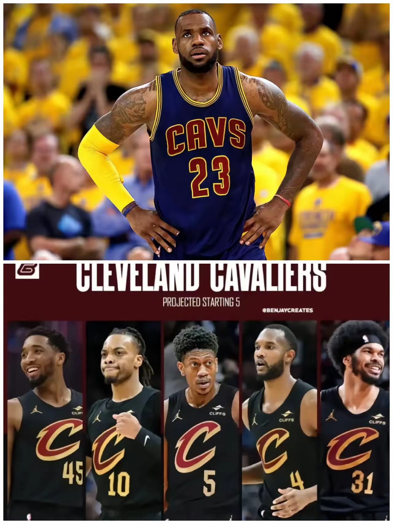 克利夫兰骑士成员名单 克利夫兰骑士成员名单